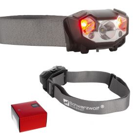 SCHWARZWOLF MINO Rechargeable head lamp with a XPE