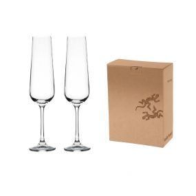 VANILLA SEASON WANGI Set of two champagne glasses