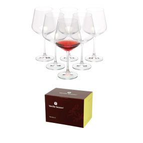 VANILLA SEASON WANAKA 6 Set of six red wine glasses