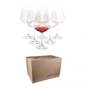 VANILLA SEASON WANAKA 6 Set of six red wine glasses