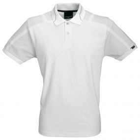 SCHWARZWOLF MALADETA polo shirt white/black S