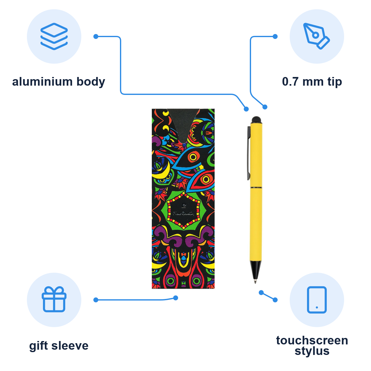 Pierre Cardin product infographic – B0101700IP3