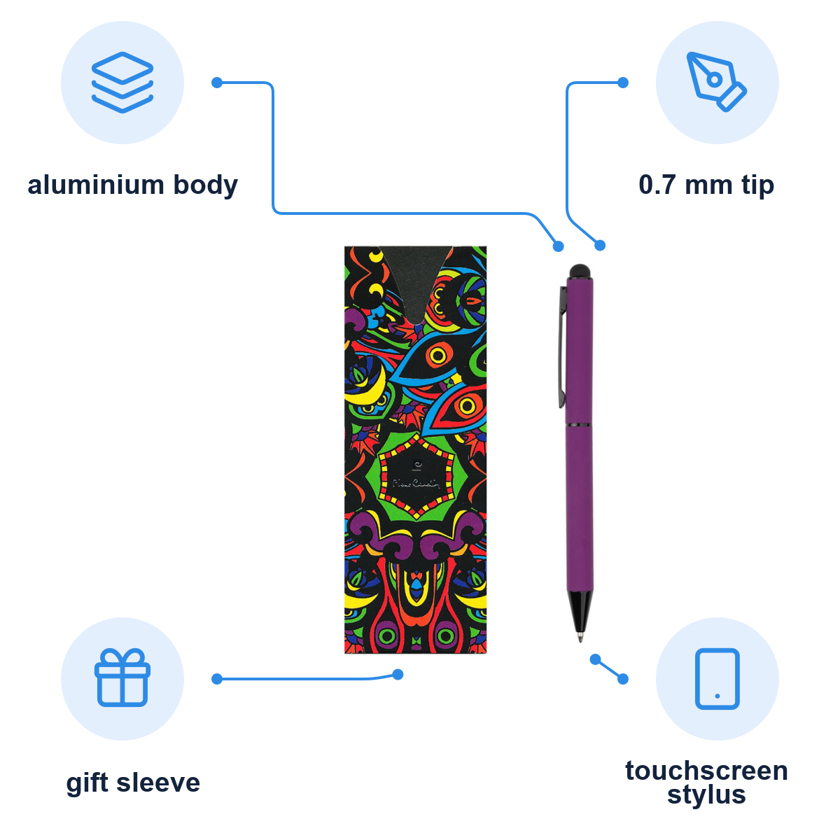 Pierre Cardin product infographic – B0101704IP3