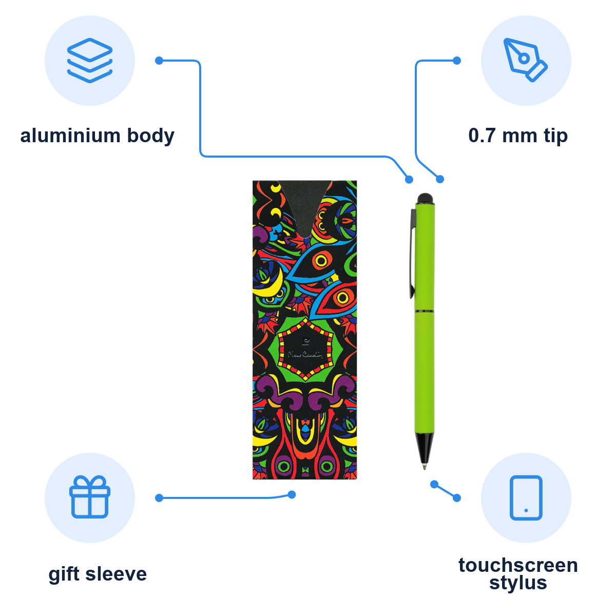 Pierre Cardin product infographic – B0101707IP3