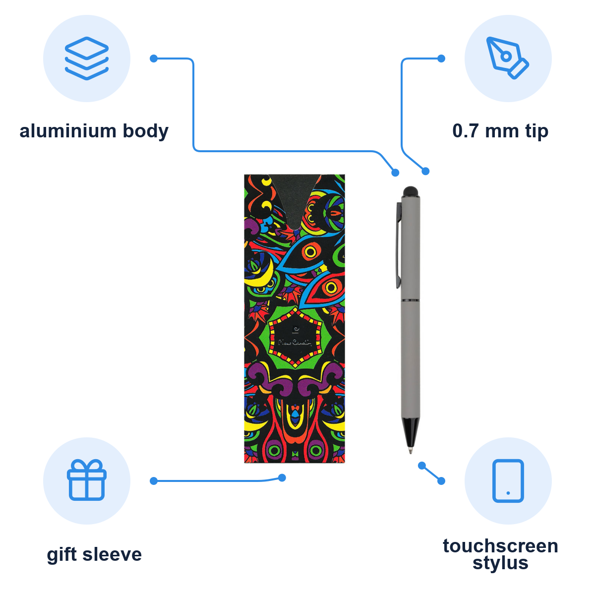 Pierre Cardin product infographic – B0101708IP3